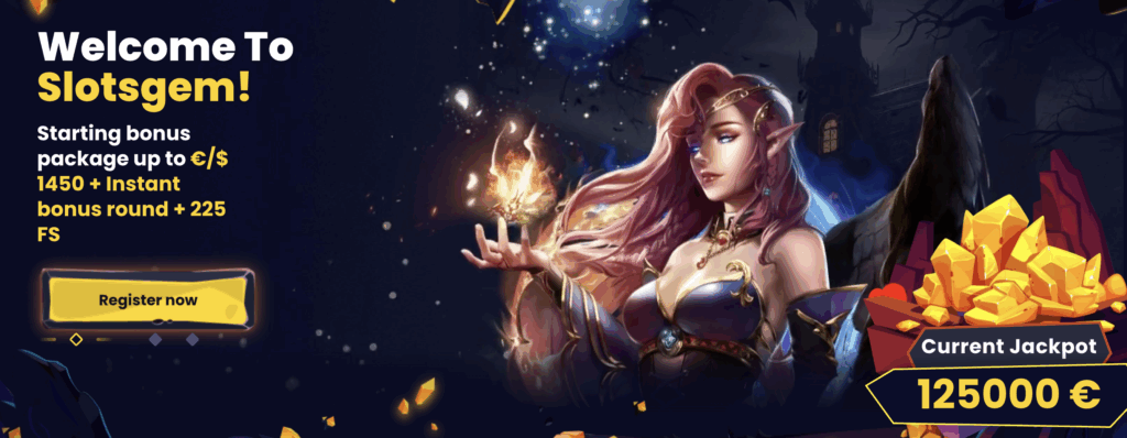Slotsgem welcome bonus